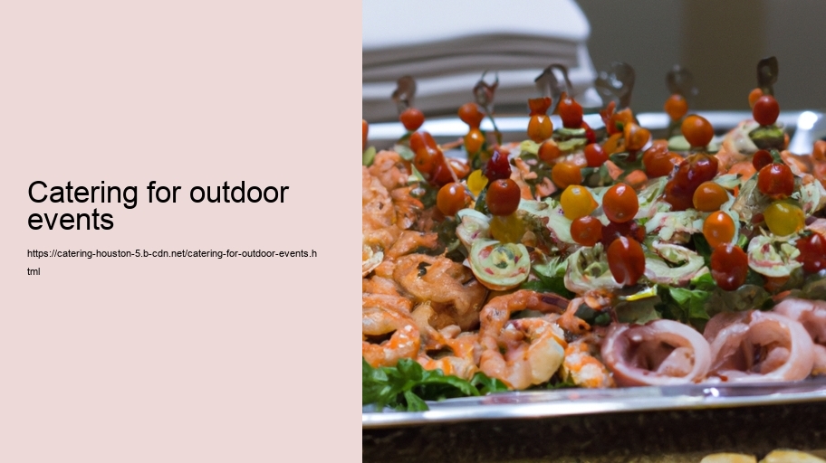 catering for outdoor events