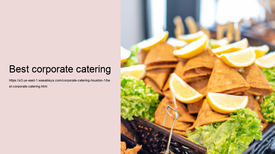 best corporate catering