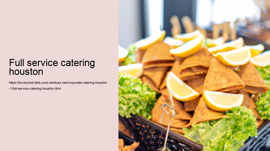 full service catering houston