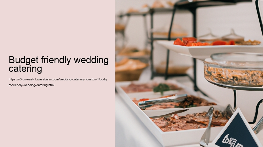 budget friendly wedding catering