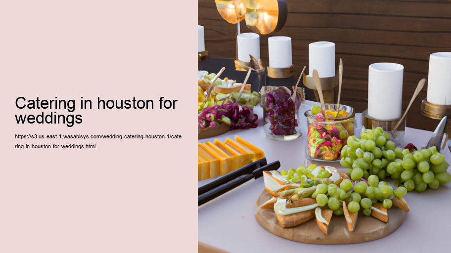 catering in houston for weddings