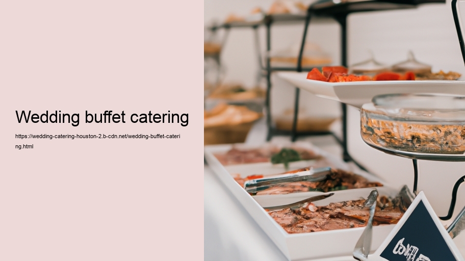 wedding buffet catering