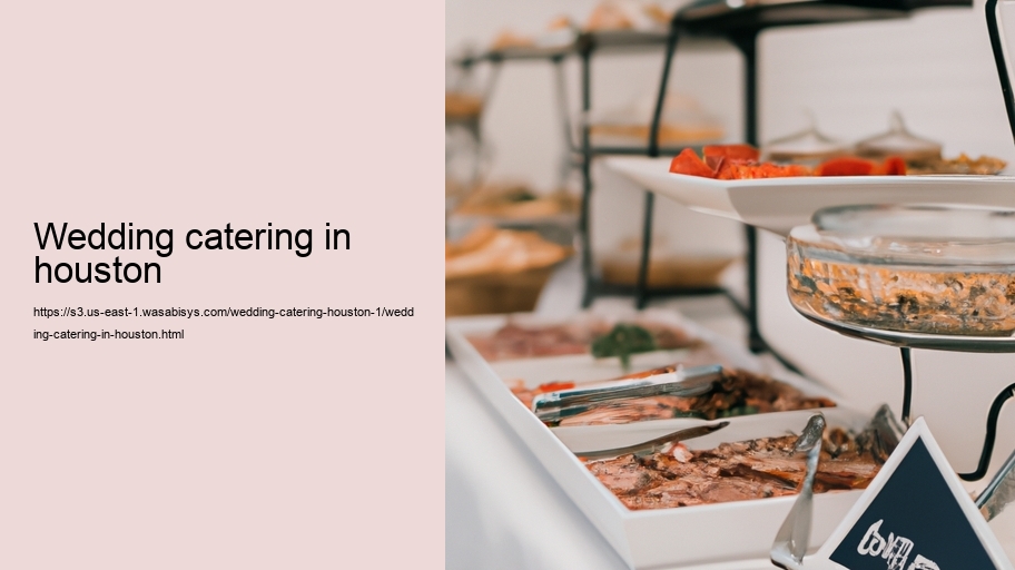 wedding catering in houston